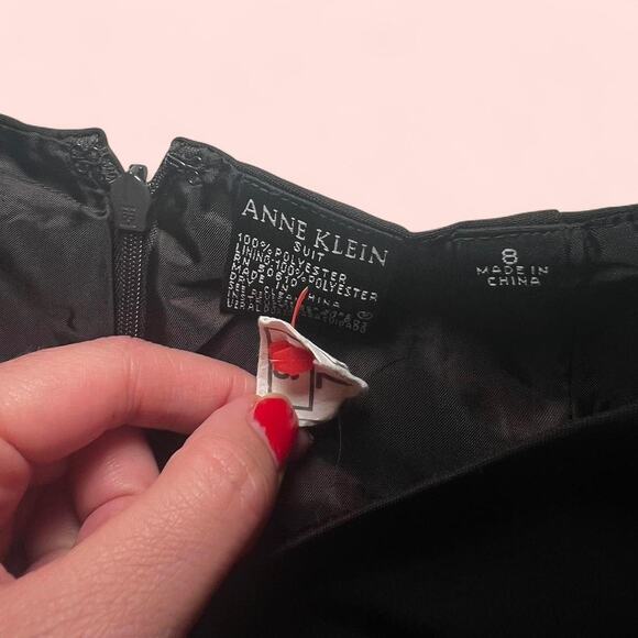 Dark brown anne klein suit skirt - Picture 5 of 7